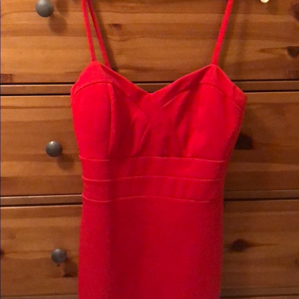 Red dress